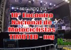 10º Encontro Nacional de Motociclista Timóteo MG