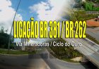 Ligação entre as BR 381 e BR 262 - MG