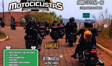 Encontro de Motociclistas em Morro do Pilar